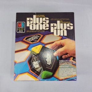 Plus One Vintage 1980 Electronic Board Game by Milton Bradley